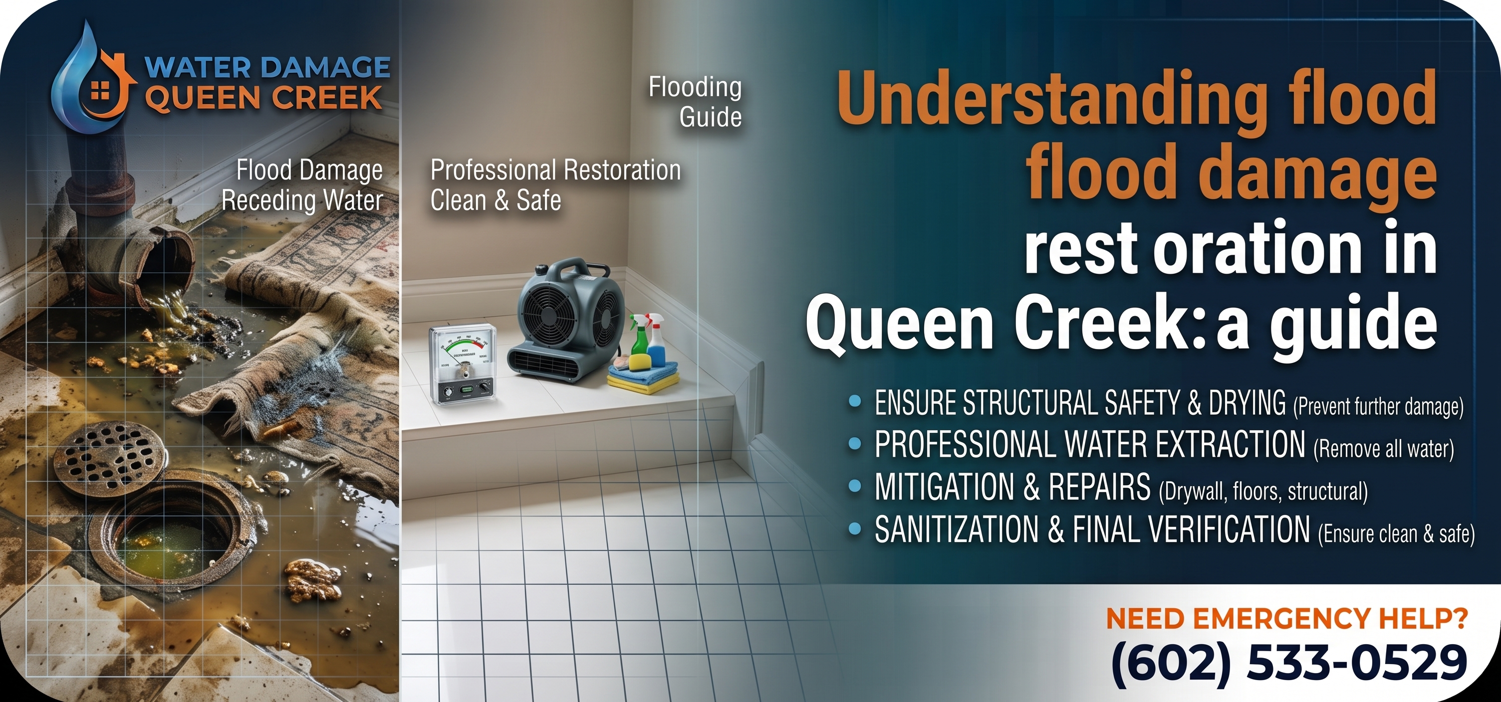 Understanding flood damage restoration in Queen Creek a guide