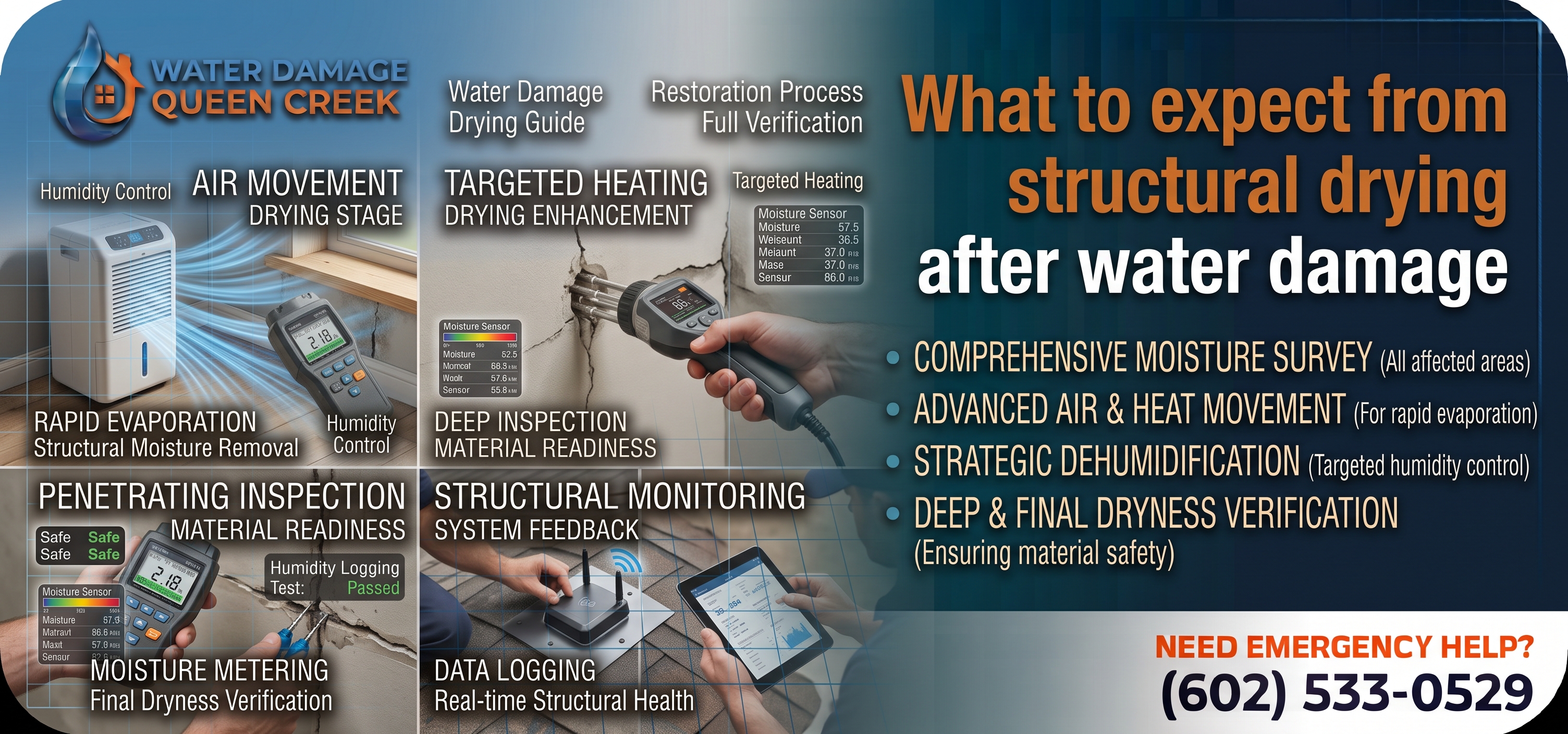 What to expect from structural drying after water damage